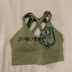 Born Primitive Green Sports Bra